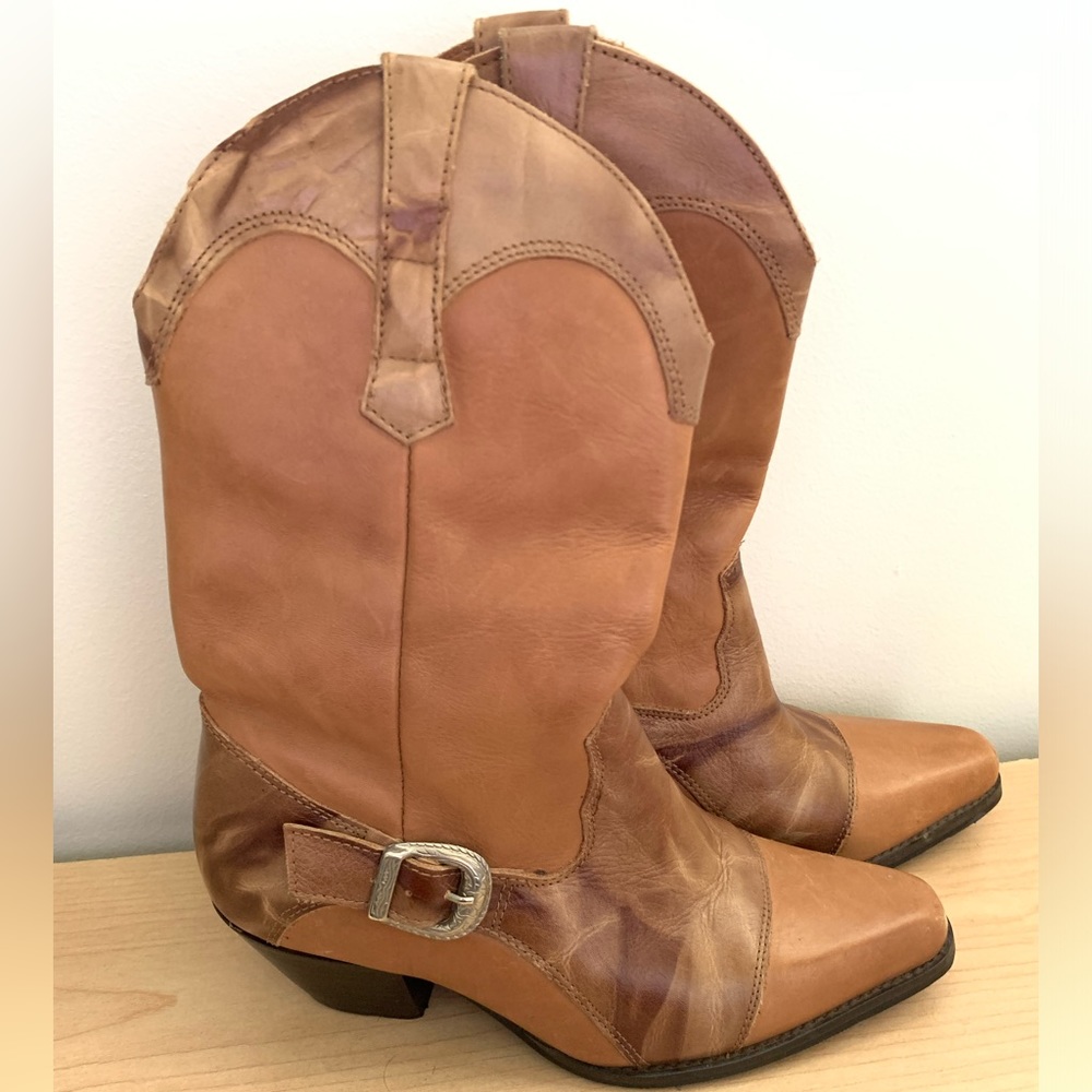 Vintage Dingo Leather Boots 👢